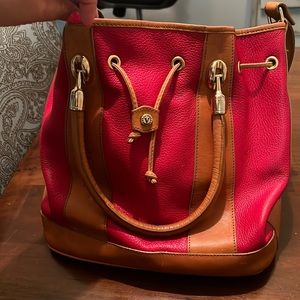Valentina - Made In Italy Leather two-tone bag - Vintage